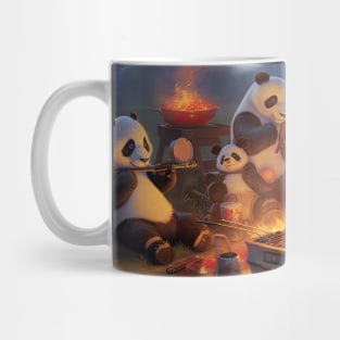 Panda Family Camping Mug